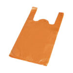 Kilekott oranž  30+16x52 cm 100 tk/rullis