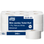 Tork tualettpaber T2 Mini Jumbo 1-kihiline 240 m