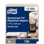 Tork salvrätt N14 Xpressnap Fit loodusvalge 2-kihiline 6x120 tk