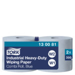 Tork tööstuslik rullkäterätik W1 Heavy-Duty sinine 23,5 cm 3-kihiline 119 m