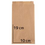 Abena hot dogi kott pruun 10x19 cm 1000 tk