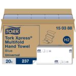Tork lehtkäterätt H2 Xpress Multifold Z sinine 2-kihiline 237 lehte/pakis