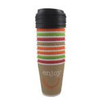 Huhtamaki Take Away Enjoy pappkohvitops kaanega 300 ml 10 tk