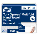 Tork lehtkäterätt H2 Xpress Multifold Z valge 2-kihiline 190 lehte/pakis