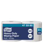 Tork rullkäterätt W2 Impact Heavy-Duty valge 1-kihiline 117,3 m