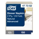 Tork salvrätt 1/8 39cm natural 2-kihiline 150 tk