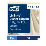 Tork salvrätt LinStyle 39 cm cream 1-kihiline 50 tk