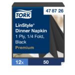Tork salvrätt LinStyle 39 cm must 1-kihiline 50 tk