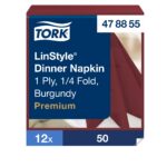 Tork salvrätt LinStyle 39 cm burgundy 1-kihiline 50 tk