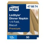 Tork salvrätt LinStyle 39 cm biscuit 1-kihiline 50 tk