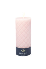 Havi´s lauaküünal reljeefne roosa 70*150 mm