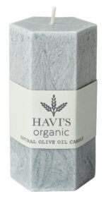 Havi´s lauaküünal Olive Oil hall h 10 cm