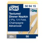 Tork salvrätt Textured 39 cm shampanja 2-kihiline 50 tk