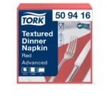 Tork salvrätt Textured 39 cm punane 2-kihiline 50 tk