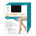 Golden Lady Sock LY 15 den sokid 2p - Üks suurus, Nero