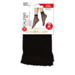 Golden Lady Velato 20 den sokid 2p - Üks suurus, Nero