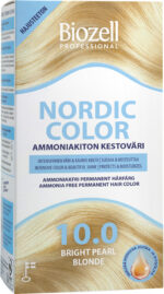 Biozell Nordic Color ammoniaagivaba püsivärv Bright Pearl Blonde 10.0 2x60 ml