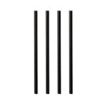 Papstar joogikõrs paberist must 0,8x21 cm 100 tk