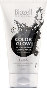Biozell Color Glow tooniv toitev juuksemask Black 150 ml