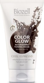 Biozell Color Glow tooniv toitev juuksemask Cool Espresso 150 ml