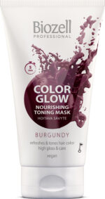 Biozell Color Glow tooniv toitev juuksemask Burgundy 150 ml