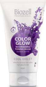 Biozell Color Glow tooniv toitev juuksemask Cool Violet 150 ml