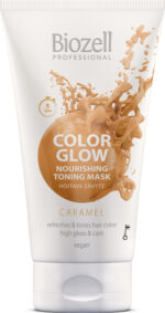 Biozell Color Glow tooniv toitev juuksemask Caramel 150 ml