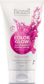 Biozell Color Glow tooniv toitev juuksemask Raspberry 150 ml