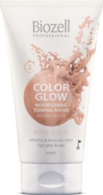 Biozell Color Glow tooniv toitev juuksemask Rose Gold 150 ml