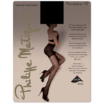 Philippe Matignon Revitalise 40 den sukkpüksid - 4-L, Nero