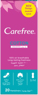 Carefree Cotton pesukaitsmed lõhnatu 20tk