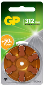 GP kuuldeaparaadi patarei ZA312 6tk