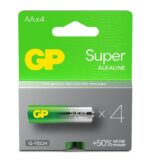 GP Super Alkaline patarei 15A/LR6, AAx4tk