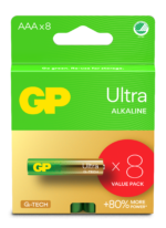 GP Ultra Alkaline patarei 24AU/LR03, AAAx8tk