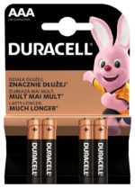 Duracell patarei MN 2400 AAA Bsc BL4 tk