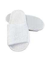 Hotellisussid lastele, valged 21cm kummitald
