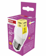 EMOS LED pirn 6,5W (60W) E27 MiniGlobe soe valgus