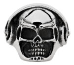 Zippo sõrmus Headphone Skull, 21mm