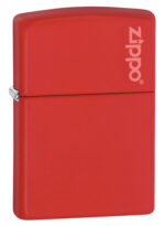 Zippo tulemasin Classic Red Matte Zippo Logo