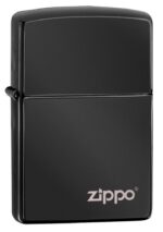 Zippo tulemasin Classic High Polish Black Zippo Logo
