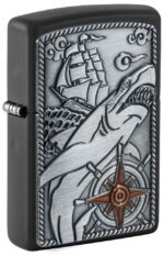 Zippo tulemasin Shark Ship Emblem