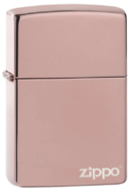 Zippo tulemasin Classic High Polish Rose Gold Zippo Logo