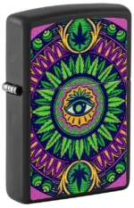 Zippo tulemasin Cannabis Pattern Design