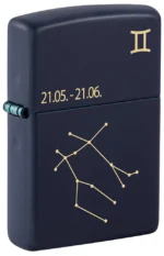 Zippo tulemasin Zodiac Gemini Design