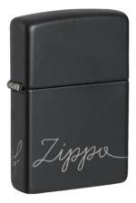 Zippo tulemasin Cursive Zippo Design