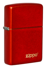 Zippo tulemasin Classic Metallic Red Zippo Logo