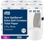 Tork tualettpaber T7 Coreless OptiServe Premium 3-kihiline 63,3 m