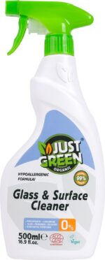 Just Green Organic klaasi- ja pindade puhastusvahend 500 ml