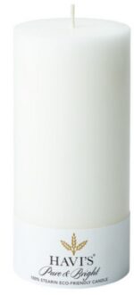 Havi´s lauaküünal Pure&Bright valge 70*150 mm