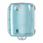 Tork käterätikuhoidja W2 centerfeed seinale türkiis/valge